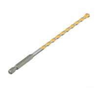 160mm Carbide-Tipped Hex Shank Drill Bit for Masonry Drilling in Concrete Brick Stone Ceramic Granite and Tile Surfaces (6mm)