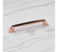 160mm Copper Cabinet Handle Rose Gold Kitchen Cupboard Door Drawer Pull Bathroom Bedroom Furniture Replacement Upcycle
