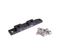 160mm Disc Brake Adaptor for Flat Mount Installation on Bike Bicycles, Compatible with For ROTOR Caliper (FF160 Black)