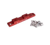 160mm Disc Brake Adaptor for Flat Mount Installation on Bike Bicycles, Compatible with For ROTOR Caliper (FF160 Red)