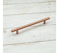 B&Q Cabinet Handle T-Bar Antique Copper 160mm Centres 10 Pack