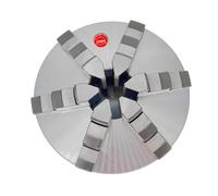 160MM Lathe Chuck 6 Jaw Chuck with Two Sets Jaws K13-160 Metal Lathe Chuck 6 Jaw Self-Centering Chuck