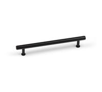 160mm Matt Black Cabinet Handle Dark Textured Kitchen Cupboard Door Drawer Pull Bathroom Bedroom Furniture Replacement