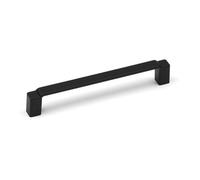 160mm Matt Black Cabinet Handle Stepped Kitchen Cupboard Door Drawer Pull Bathroom Bedroom Furniture Replacement