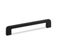 160mm Matt Black Curved Handle