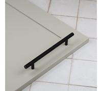 160mm Matt Black Hexagon Kitchen Cabinet Handle | Cupboard Door Drawer Pull Wardrobe Furniture Replacement