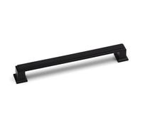 160mm Matt Black Square Cabinet Handle Cupboard Door Drawer Pull Wardrobe Furniture Replacement Upcycle