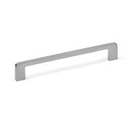 160mm Satin Chrome Cabinet Handle Silver Square Bar Pull Kitchen Cupboard Drawer