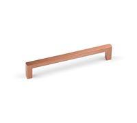 160mm Satin Copper Kitchen Cupboard Handle Square Rose Gold Cabinet Drawer Pull Wardrobe Furniture Replacement Upcycle