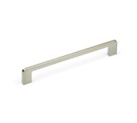 160mm Satin Nickel Cabinet Grey Curved Handle Kitchen