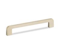 160mm Satin Nickel Cabinet Grey Curved Handle Kitchen