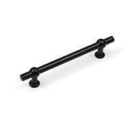160mm Semi-Matt Black Kitchen Cabinet T-Bar Handle Pull