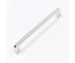 160mm Square Angular Polished Chrome D Handle for Kitchen Cabinets | Bedroom | Bathroom | Furniture | Cupboards