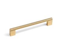 160mm Textured Knurled Gold Brass Boss Kitchen Cupboard Handle Cabinet Door Drawer Furniture Pull