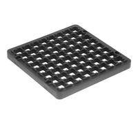 160mm X 160mm Square Gully Grid Black