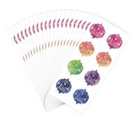 160pcs Eid Mubarak Self-Adhesive Labels Gift Tags Gift Packaging Stickers for Ramadan Party DIY Gift Decoration Labels Tags