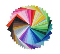 160pcs Felt Squares Patchwork Fabric Bundles, Colored Soft Thick Felt Fabric Sheet, Precut Squares Sewing Quilting Scraps for DIY Crafting, Sewing Patterns, Artcraft, 10x10cm
