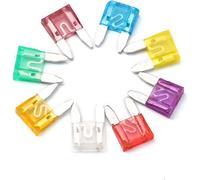 160PCS Mini 3-40 Amp Automobile Security Fuse Standard Auto Blade Truck Auto ATC Fuse Blade Holder 8 Types Assortment Kit Protected circuits