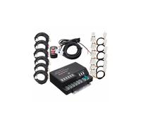 160W 12V 6 HID Bulbs Hide A Way Emergency Hazard Warning Strobe Light System Kit