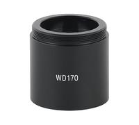 160X 320X 105X Zoom C mount Lens Auxiliary Objective s Lens Industry Video Microscope Camera Adjustable Magnification(WD170)