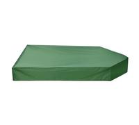 160x113x22CM Garden Children's Sandbox Cover Boat Shape Dustproof Waterproof Protective Cover 210D Oxford Fabric (Green)
