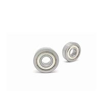 16100ZZ Thin Section Bearing 12x28x8mm - 2pcs Self-Aligning Pillow Block with Cast Iron Housing for Industrial Applications