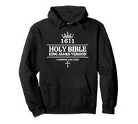 1611 Holy Bible King James Version 2 Timothy 3 16-17 KJV Pullover Hoodie