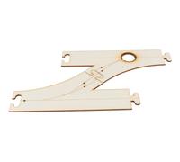 161939 H0 Laser-Street aftakking links en opening 45°