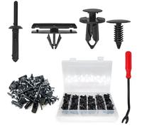 161PCS Fender Clips for 2007-2022 Jeep Wrangler JL JK & 2005-2010 Grand Cherokee, Retainer Push Pins 6030441, Plastic Rivets 6506007AA, Rocker Molding Clips 68039280AA, Grill Bumper Push Pins 6503598