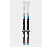 163 cm Salomon Mens Addikt Skis With MI12 GW F80 Bindings White Size
