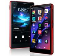 163GB MP3 Player Spotify with Bluetooth, 4.5 Inch Touchscreen MP4 Player WiFi, 2000 mAh Portable Stereo HiFi Music Player Speaker, Amazon Music, Android Streaming Music Player for Children, FM Radio