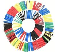 164/560pcs Shrinking Heat Shrink Tubing 2:1 Polyolefin Tube Sleeve Wrap Wire Set Multi-Color