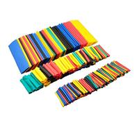 164 Pieces Heat Shrink Tube Wire Wrap Cable Sleeve Assortment Ratio 2:1 Electric Insulation Tube Fast Heat Shrinkage Heat Shrink Tube Kit Tubing Wrap for Electrical Wire Insulation Cable Electrical