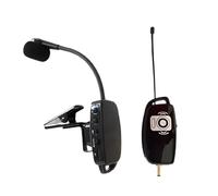 164Ft Wireless Microphone System For Saxophones, Brass & Wind Instruments, Clip-On Digital Pickup