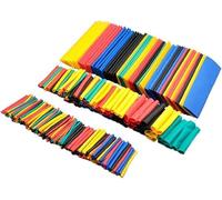 164Pcs Multicolor Electric Insulation Heat Shrink Tube Wire Shrink Wrap Assortment Kit Eco-Friendly Material 8 Sizes Heat Shrink Tubing Kit,Industrial Tubing,Heat-Shrink Tubing