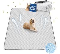 165×122cm Cooling Washable Puppy Pads Extra Large, Gimars Reusable Dog Training Pads,Cooling Dog Wee Mats for Senior or Incontinent Dogs, Non-Slip,Waterproof Mat