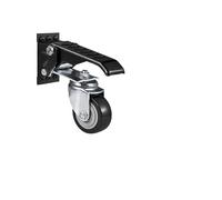 165 Lbs Workbench Caster Set with 4 Swivel Wheels 2.5" Heavy-Duty Retractable Step Down Casters for Tables and Furniture Mobility