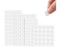 165 Pcs Clear Silicone Bumpers, Self-Adhesive Rubber Buffer Pads in 4 Sizes, Non-Slip Furniture Feet, Noise Dampening Door Stops & Drawer Stoppers for Furniture, Glass Tables, Cabinets, Home