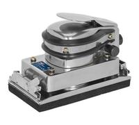 165 X 90mm Flat Bed Orbital Air Palm Sander - 1/4" Bsp - 115mm Sheets Wood Metal