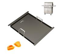 16517 Half Size Griddle Insert for Bull Angus 47628 41629 and Outlaw 26038 26039 69008 69009 65073 87049 and Lion Premium L75000 Gas Grill, Premium Non-stick Carbon Steel Flat Top Griddle