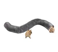 165g Space-Saving - Pp 20x10cm Exercising Training Tunnels | Foldable Small Animal Hideaways for Chinchillas Hedgehog Sugar-Glider Squirrel Chipmunk Bearded-Dragon Rabbit Exercise and Playtime Party