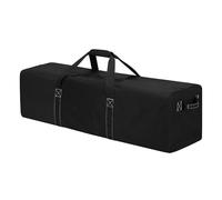 165L Large Duffle Bag for Travel Camping - 48 Inch Large Holdall Duffel Bag, Sport Equipment Storage Bag with 2 Sides Handles 121x36x36cm-Black