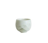 165ml Sushao Mutton-Fat Jade Teacup White Porcelain Sample Tea Cup Cups Puer Chinese Tea Set Collection