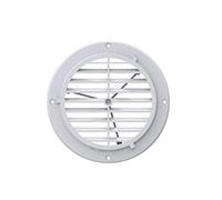 165MM X 125MM White Circular Air Vent Cover