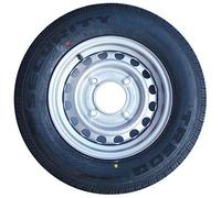 165R13C 96/94R 165 x 13 inch 8 ply trailer tyre on 4 stud 5.5 inch PCD rim Pt no. LMX318 PLEASE ENSURE YOU HAVE CHECKED YOUR PCD BFORE ORDERING