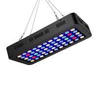 165W LED Aquarium Light,Full Spectrum Dimmable LED Coral Light with Daisy Chain,for Saltwater Reef White Blue Aquarium Lighting Marine Reef Tank,110-240V