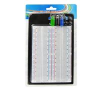 1660 Solderless Breadboard Protoboard 4 Bus Circuit Board Tie Point 1660 ZY-204 for Electronics Projects Breadboard for Electronics Project