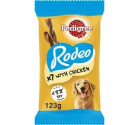 168 Pedigree Rodeo Dog Treats Chicken Dog Chews (24X123G)