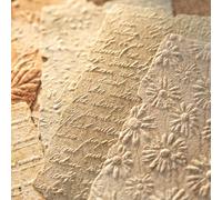 168 Sheets Scrapbook Paper Aesthetic Texture Paper, Floral Plant Vintage Scrapbooking Supplies Materials, Embossed Decorative Special Paper for Journaling Supplies Decoupage Planner Crafts Card Gift