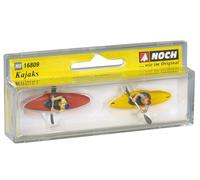 16809 Noch HO 2 Kayaks With 2 Characters Scale 1:87